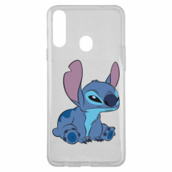 Чехол из раздела Лило и Стич Подозрительный Стич для Samsung A20s - FATLINE Чехол из раздела Лило и Стич Подозрительный Стич для Samsung A20s