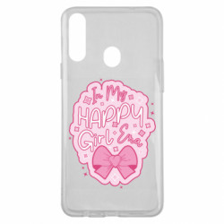 Чехол из раздела Авторские принты Розовый слоган In My Happy Girl Era для Samsung A20s - FATLINE Чехол из раздела Авторские принты Розовый слоган In My Happy Girl Era для Samsung A20s