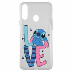 Чехол из раздела Лило и Стич Стич Love для Samsung A20s - FATLINE Чехол из раздела Лило и Стич Стич Love для Samsung A20s