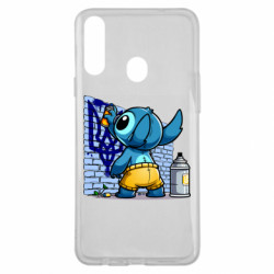 Чохол з розділу Ліло та Стіч Стіч патріот України для Samsung A20s - FATLINE Чохол з розділу Ліло та Стіч Стіч патріот України для Samsung A20s