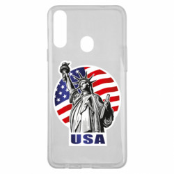 Чехол из раздела Авторские принты USA_New York для Samsung A20s - FATLINE Чехол из раздела Авторские принты USA_New York для Samsung A20s