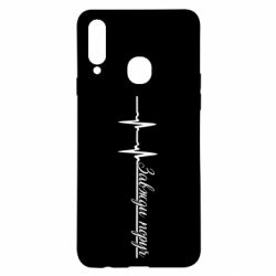 Чехол из раздела Девушке Завжди поруч кардіограма для Samsung A20s - FATLINE Чехол из раздела Девушке Завжди поруч кардіограма для Samsung A20s