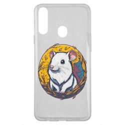 Чехол из раздела Bohdan Myroshnyk Белая крыса для Samsung A20s - FATLINE Чехол из раздела Bohdan Myroshnyk Белая крыса для Samsung A20s