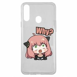 Чехол из раздела Spy x Family Anya, why? для Samsung A20s - FATLINE Чехол из раздела Spy x Family Anya, why? для Samsung A20s