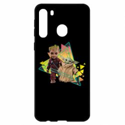 Чехол из раздела Стражи Галактики Baby yoda and baby groot для Samsung A21
