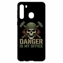 Чехол из раздела Инженерные войска Моя работа — это опасность для Samsung A21