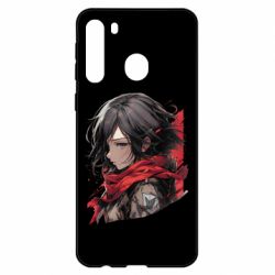 Чехол из раздела Атака на титанов портрет Микасы из Атаки титанов для Samsung A21