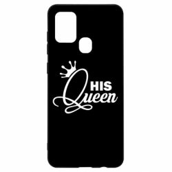 Чохол з розділу Дівчині His Queen з короною для Samsung A21s - FATLINE Чохол з розділу Дівчині His Queen з короною для Samsung A21s
