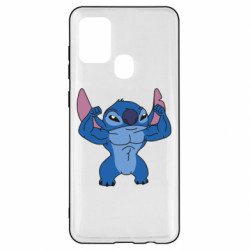 Чехол из раздела Лило и Стич Muscle stich для Samsung A21s - FATLINE Чехол из раздела Лило и Стич Muscle stich для Samsung A21s