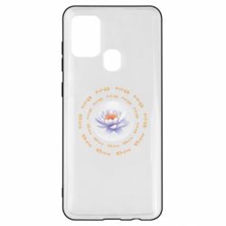 Чехол из раздела Иероглифы Om Mani Padme Hum для Samsung A21s - FATLINE Чехол из раздела Иероглифы Om Mani Padme Hum для Samsung A21s
