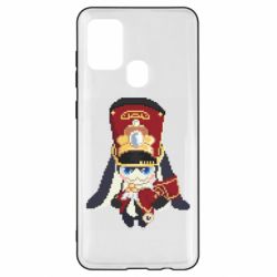 Чехол из раздела Honkai Star Rail Пиксельный Пом-Пом для Samsung A21s - FATLINE Чехол из раздела Honkai Star Rail Пиксельный Пом-Пом для Samsung A21s