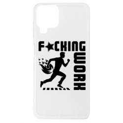 Чехол из раздела Прикольные надписи гребаная работа для Samsung A22 4G - FATLINE Чехол из раздела Прикольные надписи гребаная работа для Samsung A22 4G