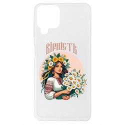 Чехол из раздела Цветы Украины Хуманизация ромашки для Samsung A22 4G - FATLINE Чехол из раздела Цветы Украины Хуманизация ромашки для Samsung A22 4G