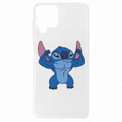 Чехол из раздела Лило и Стич Muscle stich для Samsung A22 4G - FATLINE Чехол из раздела Лило и Стич Muscle stich для Samsung A22 4G