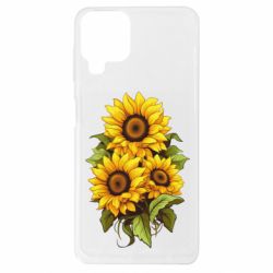 Чехол из раздела ShelganenOK три подсолнуха для Samsung A22 4G - FATLINE Чехол из раздела ShelganenOK три подсолнуха для Samsung A22 4G