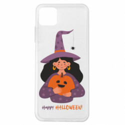 Чехол из раздела Авторские принты Happy Halloween! Девушка Ведьма для Samsung A22 5G - FATLINE Чехол из раздела Авторские принты Happy Halloween! Девушка Ведьма для Samsung A22 5G