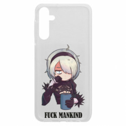 Чехол из раздела NieR: Automata Nier. Fuck Mankind для Samsung A24 4G - FATLINE Чехол из раздела NieR: Automata Nier. Fuck Mankind для Samsung A24 4G