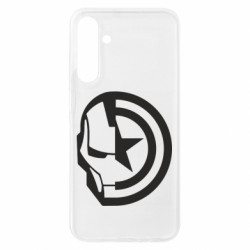Чехол из раздела Железный человек Iron Man and Captain America для Samsung A25 5G - FATLINE Чехол из раздела Железный человек Iron Man and Captain America для Samsung A25 5G