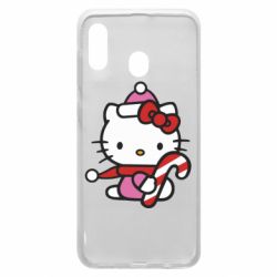 Чехол из раздела НОВЫЙ ГОД 2026 Christmas Kitty with candy для Samsung A30 - FATLINE Чехол из раздела НОВЫЙ ГОД 2026 Christmas Kitty with candy для Samsung A30