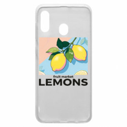 Чехол из раздела Овощи и фрукты Fruit market lemons для Samsung A30 - FATLINE Чехол из раздела Овощи и фрукты Fruit market lemons для Samsung A30