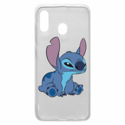Чехол из раздела Лило и Стич Подозрительный Стич для Samsung A30 - FATLINE Чехол из раздела Лило и Стич Подозрительный Стич для Samsung A30