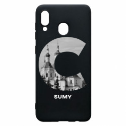 Чехол из раздела Города Украины: Монохром Sumy Black & White для Samsung A30 - FATLINE Чехол из раздела Города Украины: Монохром Sumy Black & White для Samsung A30