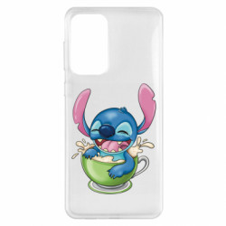 Чохол з розділу Ліло та Стіч Стіч у каві для Samsung A33 5G - FATLINE Чохол з розділу Ліло та Стіч Стіч у каві для Samsung A33 5G