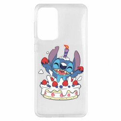 Чохол з розділу Ліло та Стіч Стіч зі святковим тортом для Samsung A33 5G - FATLINE Чохол з розділу Ліло та Стіч Стіч зі святковим тортом для Samsung A33 5G