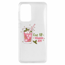 Чехол из раздела Авторские принты Розовый гуава витаминный коктейль для Samsung A33 5G - FATLINE Чехол из раздела Авторские принты Розовый гуава витаминный коктейль для Samsung A33 5G
