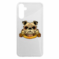 Чехол из раздела Бульдог Сахарный бульдог для Samsung A34 5G - FATLINE Чехол из раздела Бульдог Сахарный бульдог для Samsung A34 5G