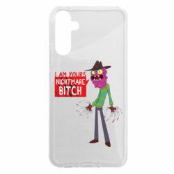 Чехол из раздела Рик и Морти I am yours nightmare BITCH для Samsung A34 5G - FATLINE Чехол из раздела Рик и Морти I am yours nightmare BITCH для Samsung A34 5G