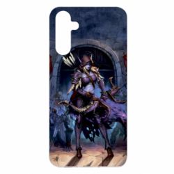 Чехол из раздела World of Warcraft Сильвана Ветрокрылая для Samsung A34 5G - FATLINE Чехол из раздела World of Warcraft Сильвана Ветрокрылая для Samsung A34 5G