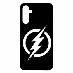 Чехол из раздела Flash Superhero logo для Samsung A34 5G - FATLINE Чехол из раздела Flash Superhero logo для Samsung A34 5G