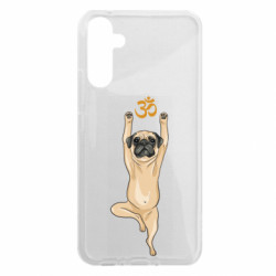 Чехол из раздела Мопс йога мопс в позе дерева для Samsung A34 5G - FATLINE Чехол из раздела Мопс йога мопс в позе дерева для Samsung A34 5G