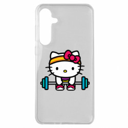 Чехол из раздела Hello Kitty Kitty`s GYM для Samsung A35 5G - FATLINE Чехол из раздела Hello Kitty Kitty`s GYM для Samsung A35 5G
