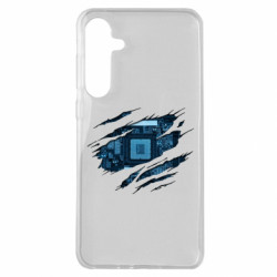 Чехол из раздела Passichnyk Motherboard through the T-Shirt для Samsung A35 5G - FATLINE Чехол из раздела Passichnyk Motherboard through the T-Shirt для Samsung A35 5G