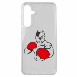 Чехол из раздела Бокс/Кикбоксинг Pitbull Boxing Logo для Samsung A35 5G