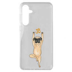 Чехол из раздела Мопс йога мопс в позе дерева для Samsung A35 5G - FATLINE Чехол из раздела Мопс йога мопс в позе дерева для Samsung A35 5G