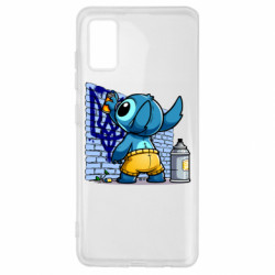 Чехол из раздела Лило и Стич Стич патриот Украины для Samsung A41 - FATLINE Чехол из раздела Лило и Стич Стич патриот Украины для Samsung A41