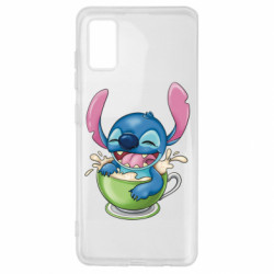 Чехол из раздела Лило и Стич Стич в кофе для Samsung A41 - FATLINE Чехол из раздела Лило и Стич Стич в кофе для Samsung A41