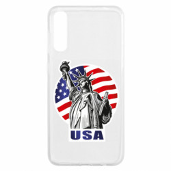 Чехол из раздела Авторские принты USA_New York для Samsung A50 - FATLINE Чехол из раздела Авторские принты USA_New York для Samsung A50