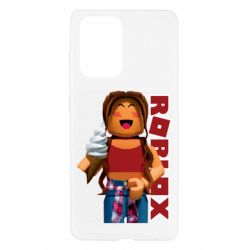 Чехол из раздела Roblox Роблокс девочка. для Samsung A52 5G - FATLINE Чехол из раздела Roblox Роблокс девочка. для Samsung A52 5G