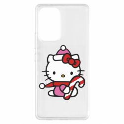 Чохол з розділу НОВИЙ РІК 2026 Christmas Kitty with candy для Samsung A53 5G - FATLINE Чохол з розділу НОВИЙ РІК 2026 Christmas Kitty with candy для Samsung A53 5G