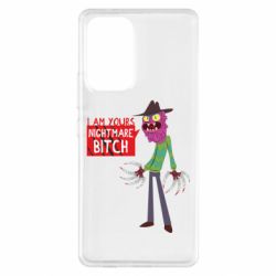 Чехол из раздела Рик и Морти I am yours nightmare BITCH для Samsung A53 5G - FATLINE Чехол из раздела Рик и Морти I am yours nightmare BITCH для Samsung A53 5G