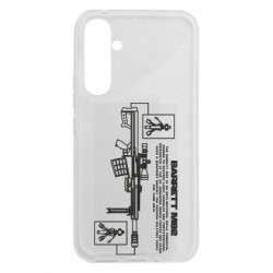 Чехол из раздела Strength and Power: Weapons Barrett M82 для Samsung A54 5G - FATLINE Чехол из раздела Strength and Power: Weapons Barrett M82 для Samsung A54 5G