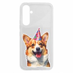 Чохол з розділу Коргі Коргі з Днем Народження для Samsung A54 5G - FATLINE Чохол з розділу Коргі Коргі з Днем Народження для Samsung A54 5G