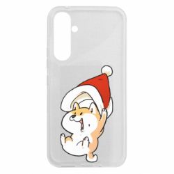 Чохол з розділу Коргі Коргі з капелюшком Санти для Samsung A54 5G - FATLINE Чохол з розділу Коргі Коргі з капелюшком Санти для Samsung A54 5G