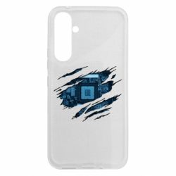 Чохол з розділу Програмістам Motherboard through the T-Shirt для Samsung A54 5G - FATLINE Чохол з розділу Програмістам Motherboard through the T-Shirt для Samsung A54 5G