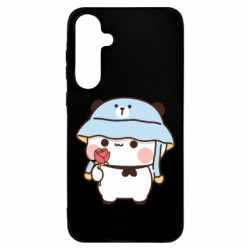 Чехол из раздела Bubu and Dudu Мишка с цветочком для Samsung A55 - FATLINE Чехол из раздела Bubu and Dudu Мишка с цветочком для Samsung A55