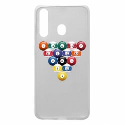 Чехол из раздела Бильярд Бильярдные шары для Samsung A60 - FATLINE Чехол из раздела Бильярд Бильярдные шары для Samsung A60